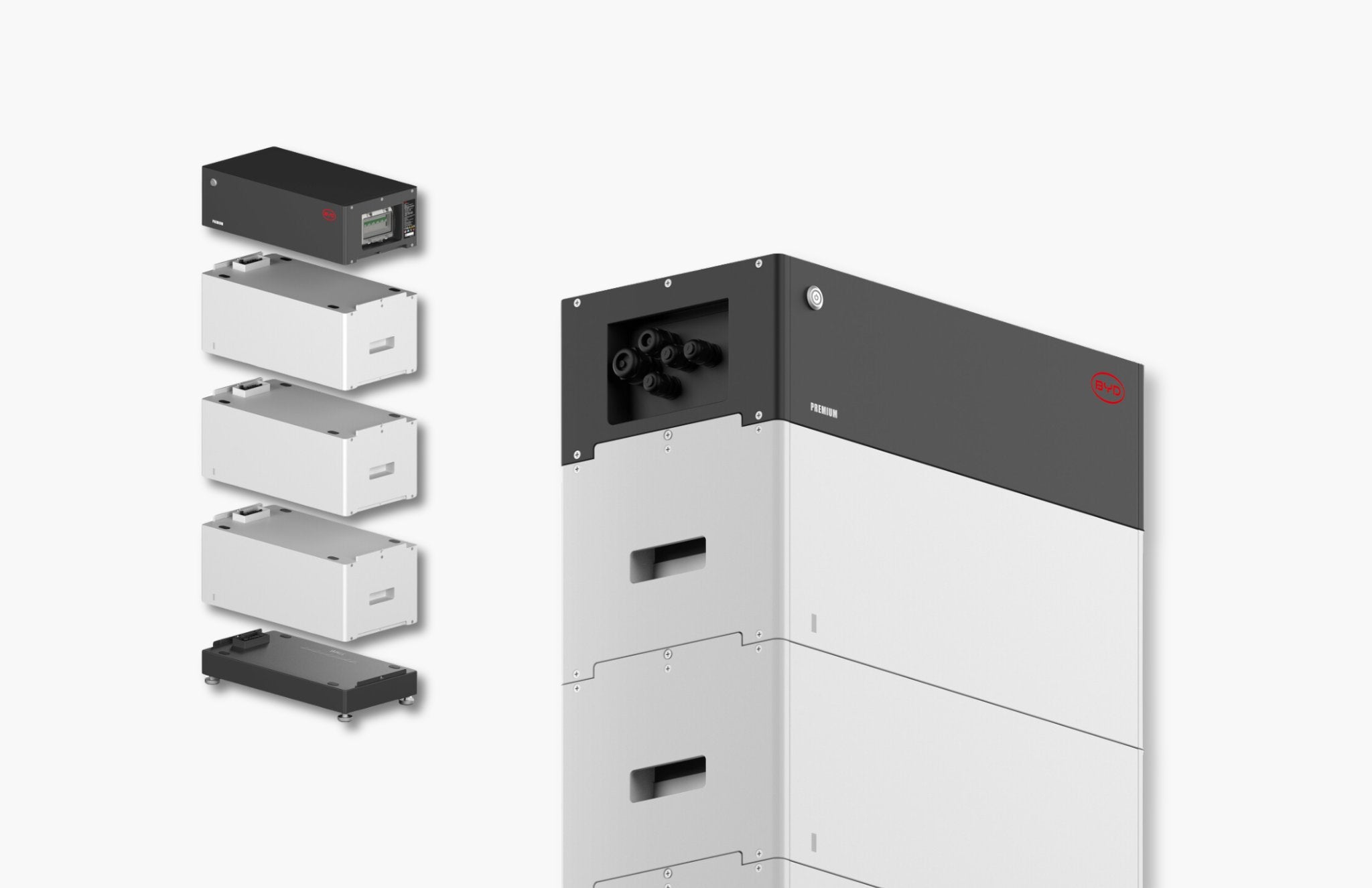 BYD PV-Produkte im Großhandel – Batteriespeicher HVM und HVS für Installateure kaufen.