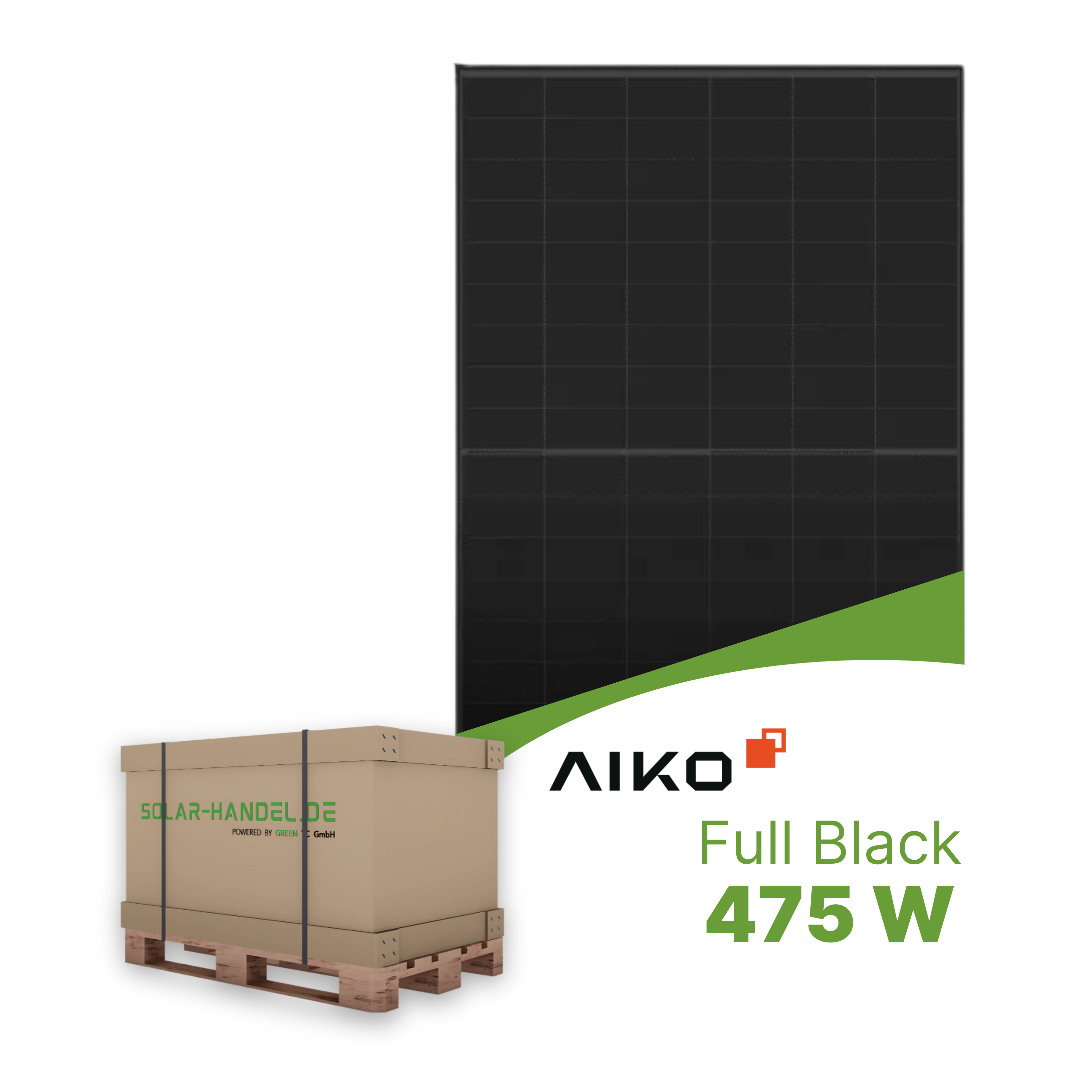 Aiko Solar Neostar 3S+ 475W Glas-Glas Full Black AIKO-A-MCE54Db - Palette (37 Stk.)