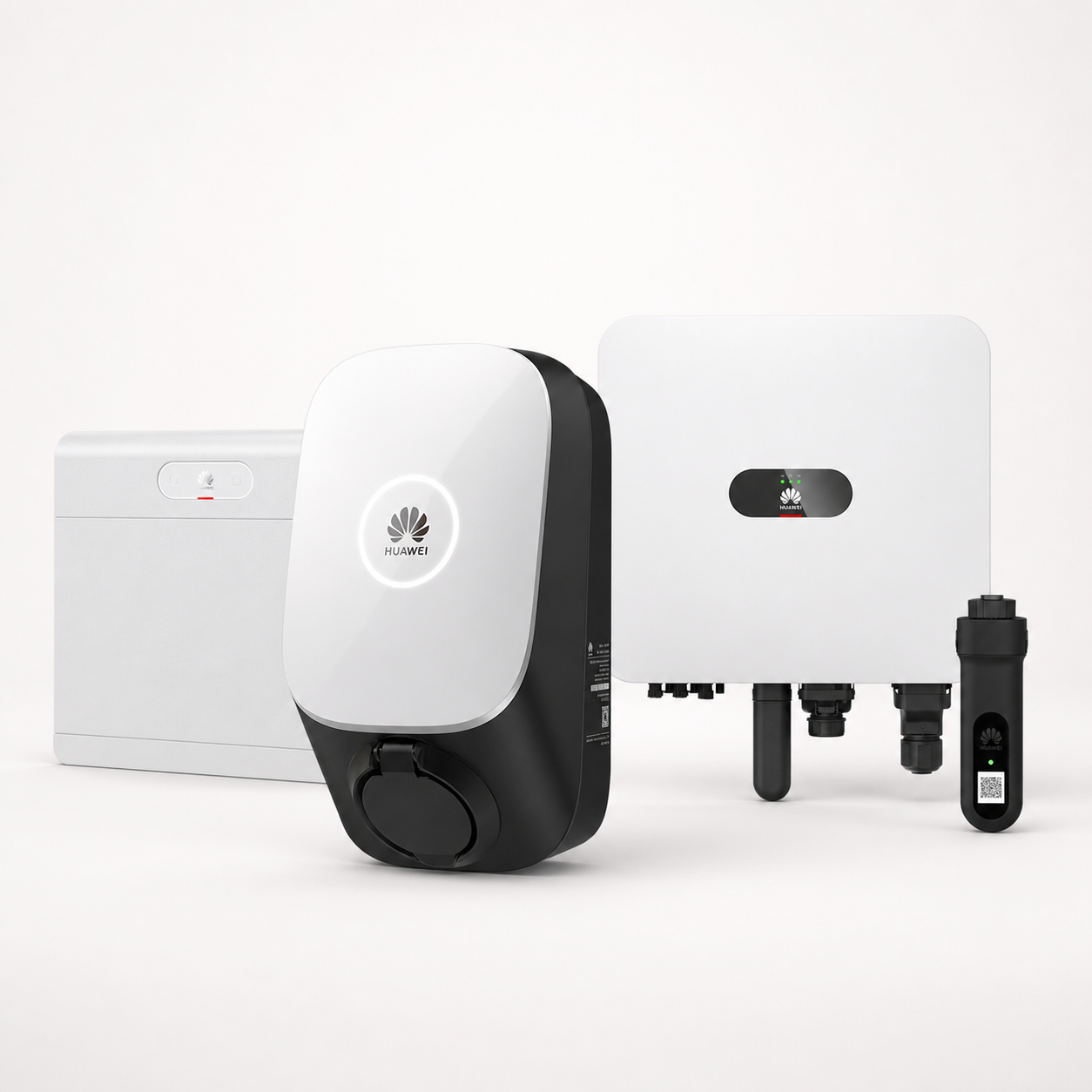 Huawei SCharger 22 kW Speicherpaket mit SUN2000-10K-MAP0, LUNA2000-5-S1 und SA4H-A02 SmartAssistant