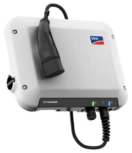 SMA EV Charger 22 kW Wallbox 7,5 m Ladekabel - Solar-Handel.de