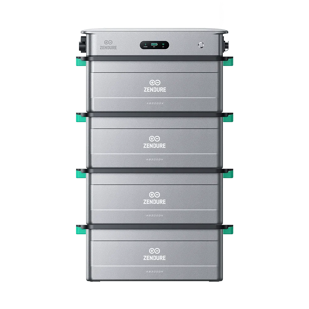 Zendure SolarFlow 2400 AC + 4 x AB3000X 11,52 kWh – Produktansicht